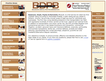 Tablet Screenshot of bdpblaw.com